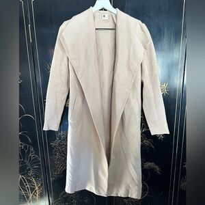 Cream trench coat